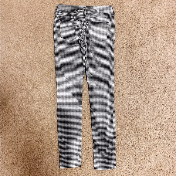 Women's Plaid Legging Skinny Jeans - Picture 2 of 3